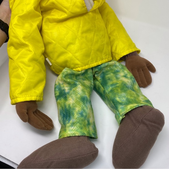 African American Full Body Hand Puppet Ventriloquist Black Puppet 28" Cute - Picture 7 of 12
